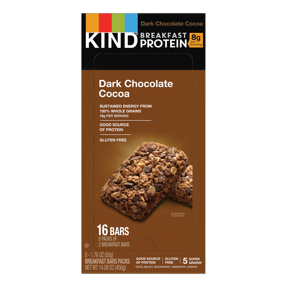 KIND BFAST PROTEIN DARK CHOC