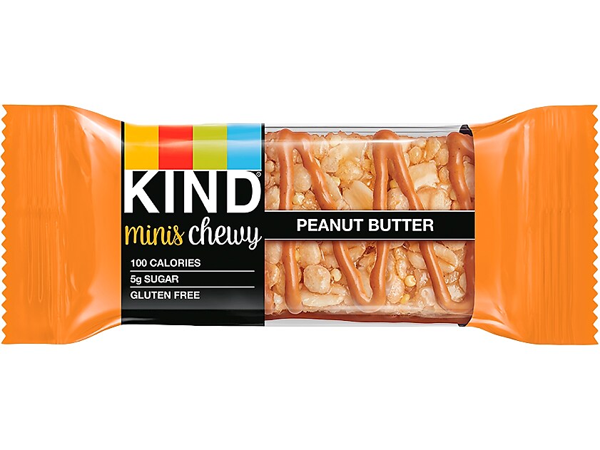 KIND Chewy Minis Gluten-Free Bar Variety Pack, 0.81 oz., 20 Bars/Box
