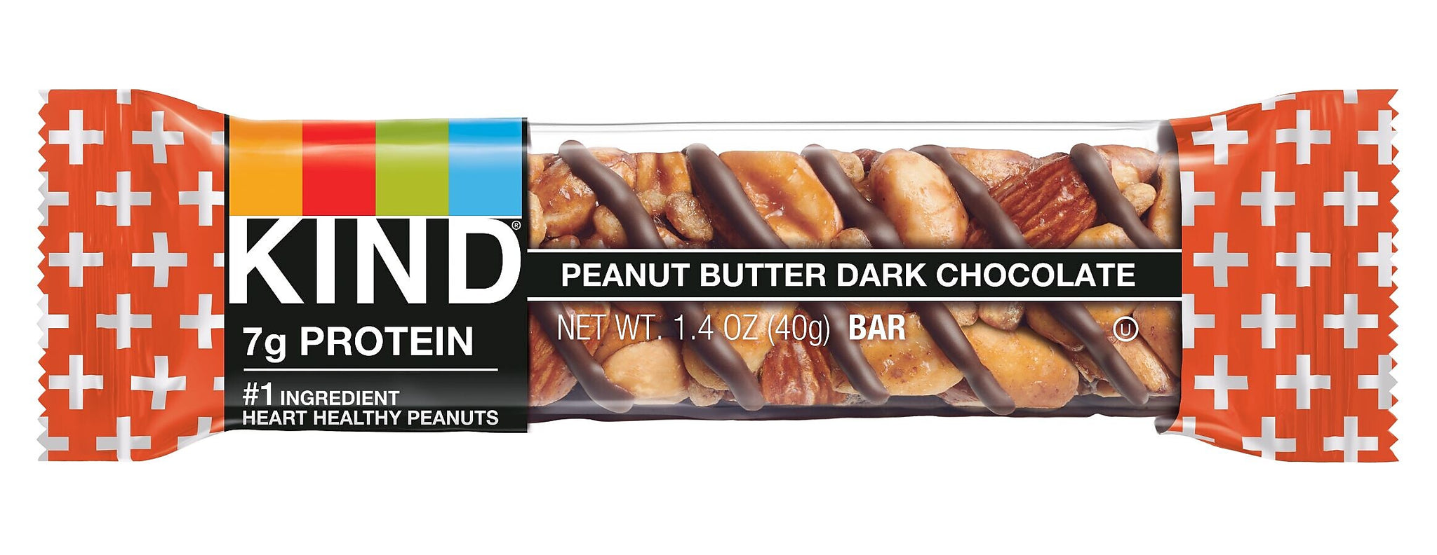 KIND Gluten Free Peanut butter Dark Chocolate Nut Bar, 12 Bars/Box