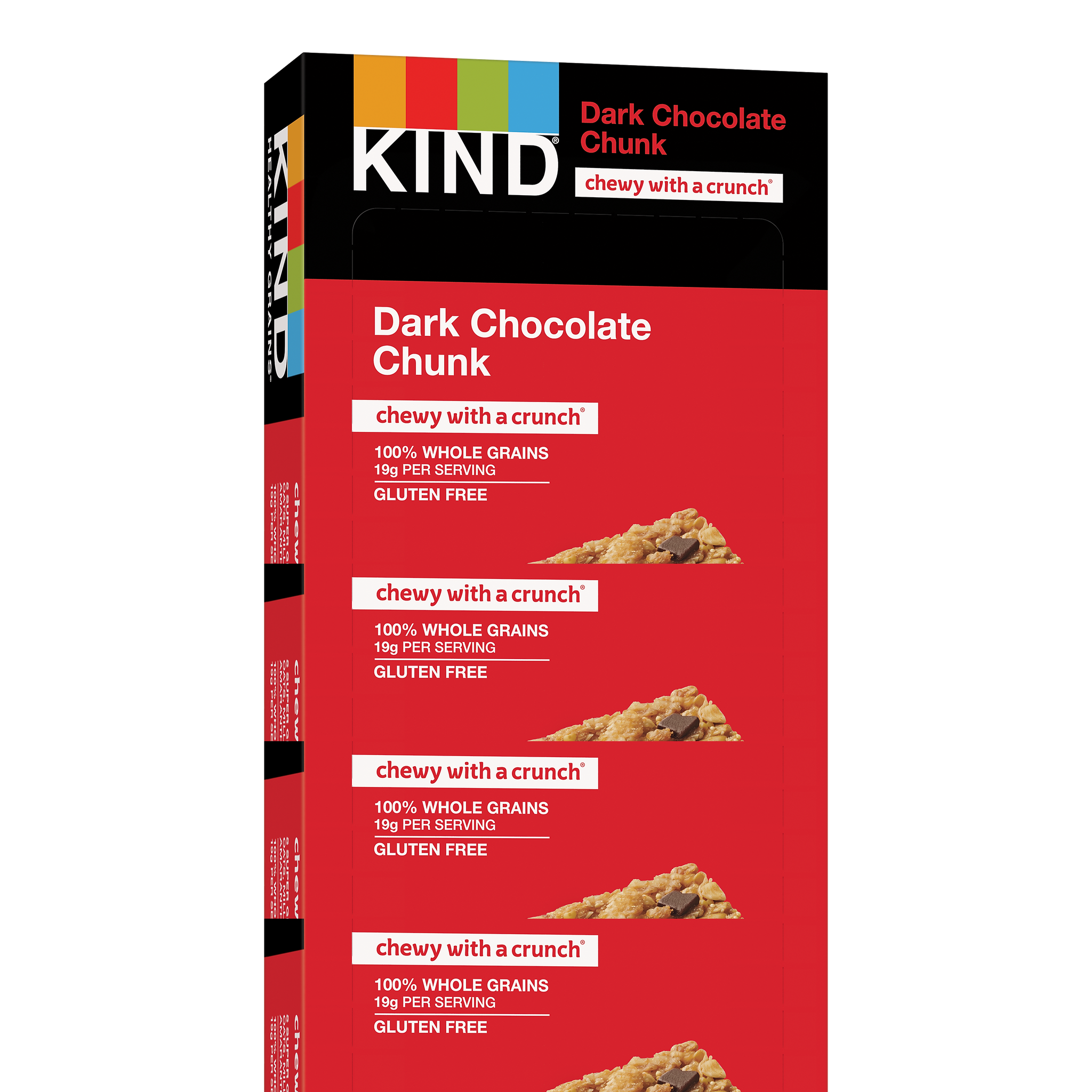 KIND Healthy Grains Gluten Free Dark Chocolate Chunk Nut Bar, 12 Bars/Box