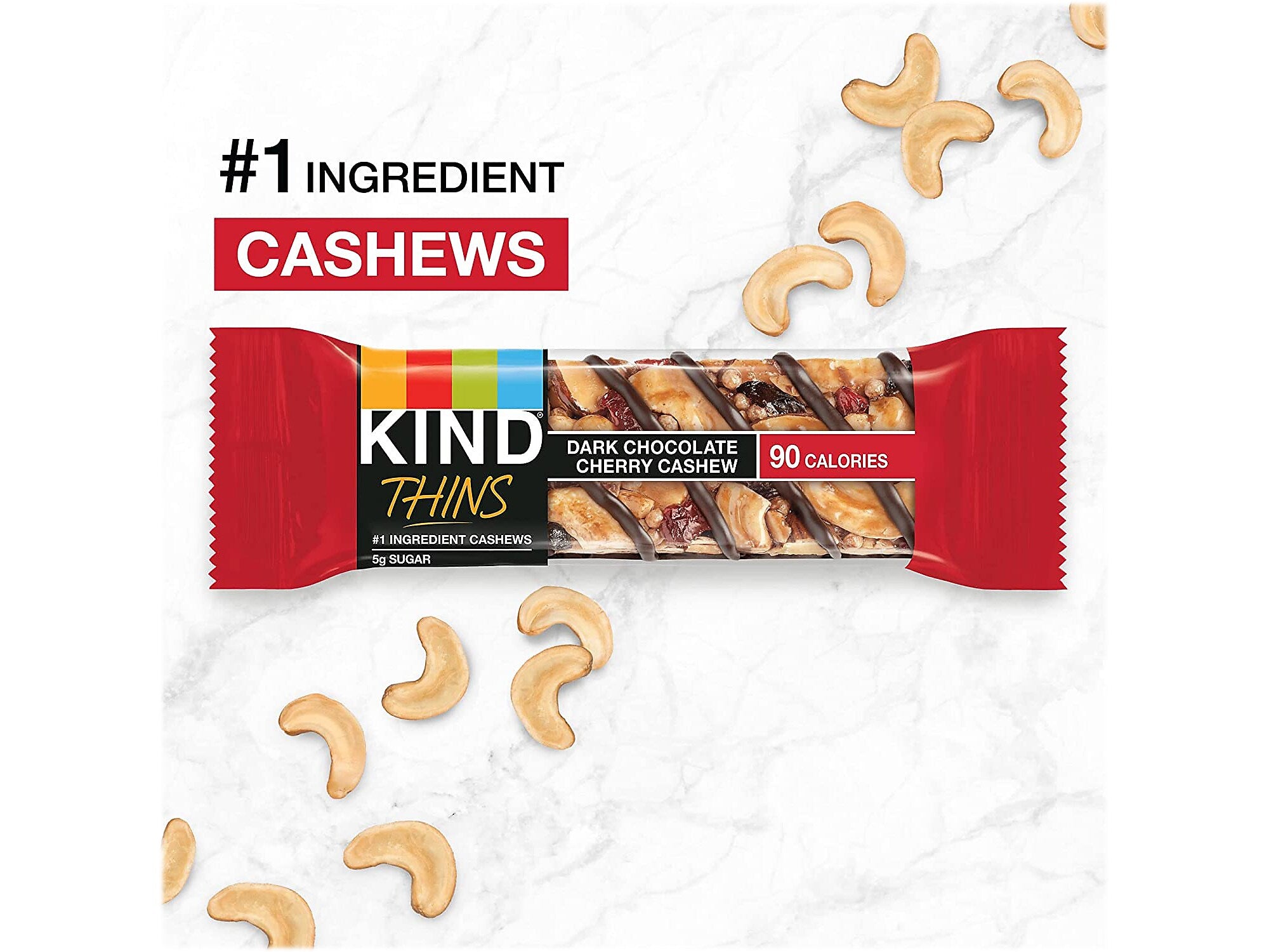 KIND Thins Gluten-Free Bar Variety Pack, 14.8 oz., 20 Bars/Box