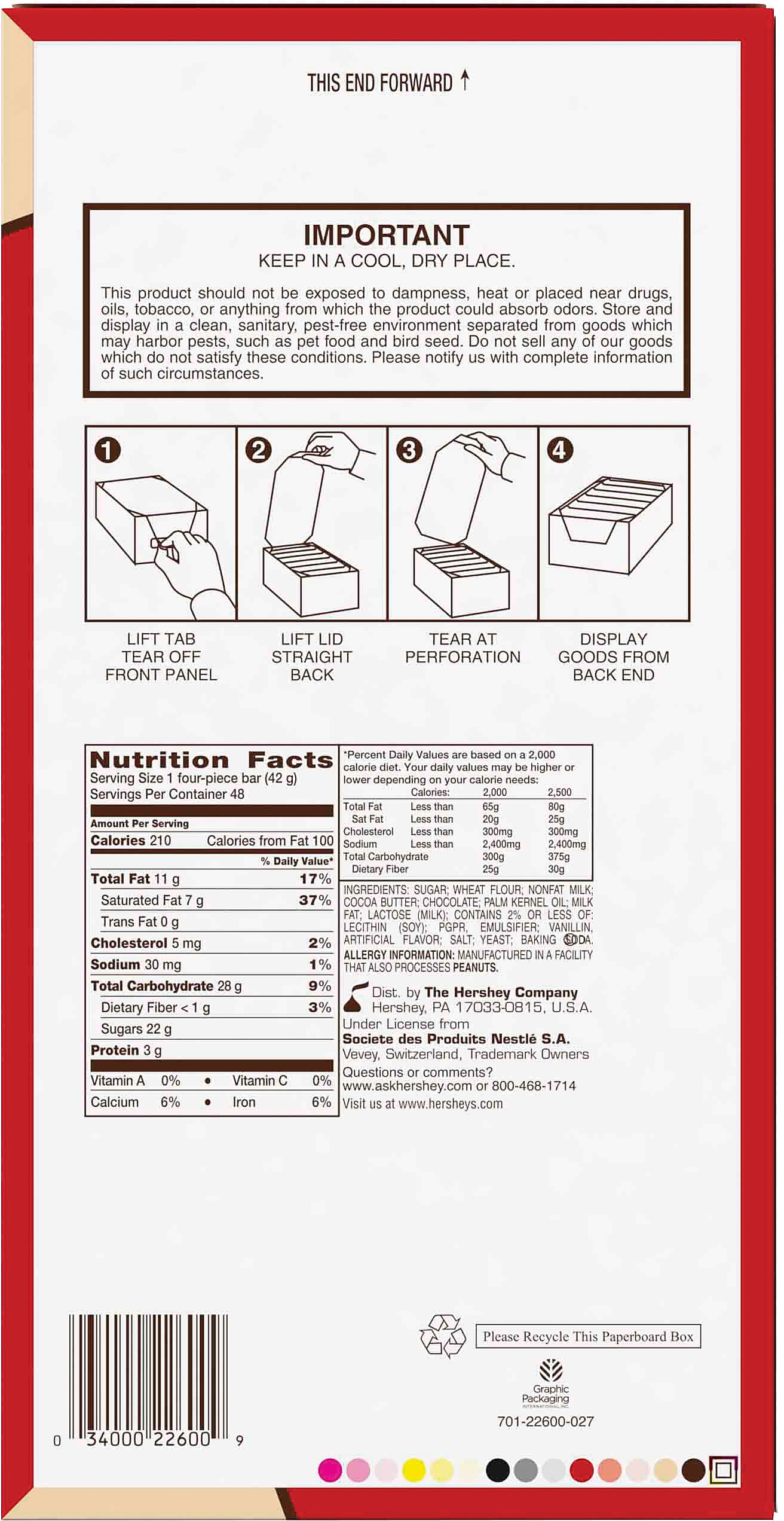 Kit Kat King Size Wafer Bars, 3 oz., 24/Box