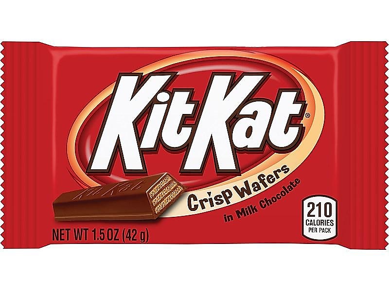 Kit Kat Milk Chocolate Candy Bar, 54 oz., 36/Box