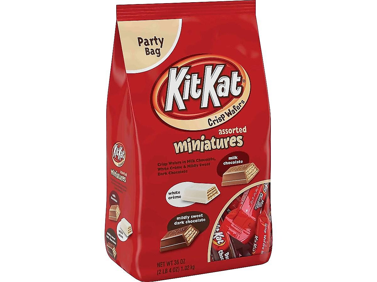 Kit Kat Miniatures Party Bag Chocolate, Variety, 32.1 oz.