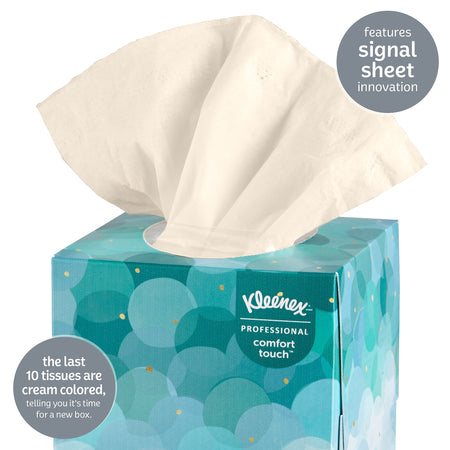 Kleenex Boutique Standard Facial Tissues, 2-Ply, 90 Sheets/Box, 6/Pack