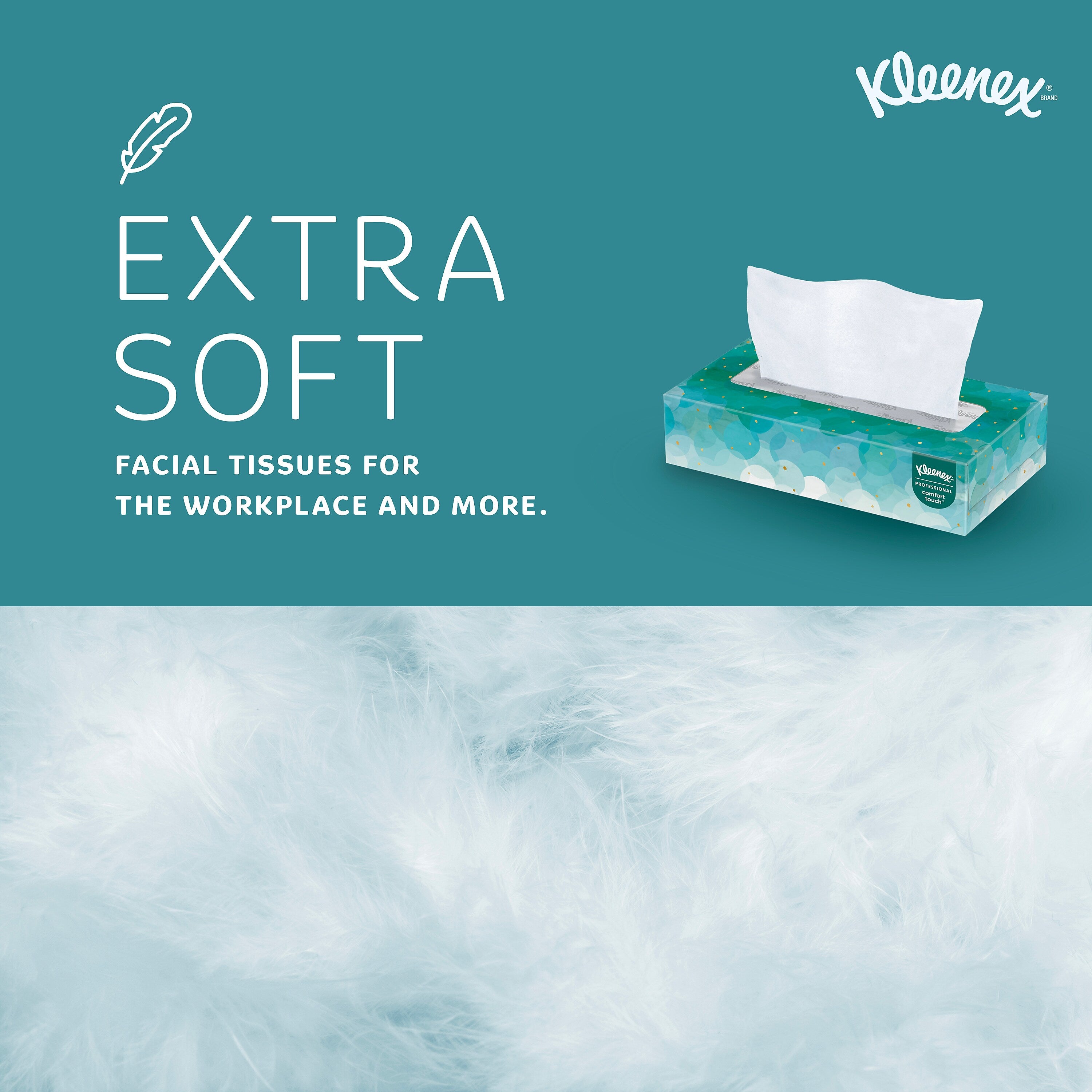 Kleenex Professional Standard Facial Tissue, 2-ply, White, 100 Sheets/Box, 36 Boxes/Carton