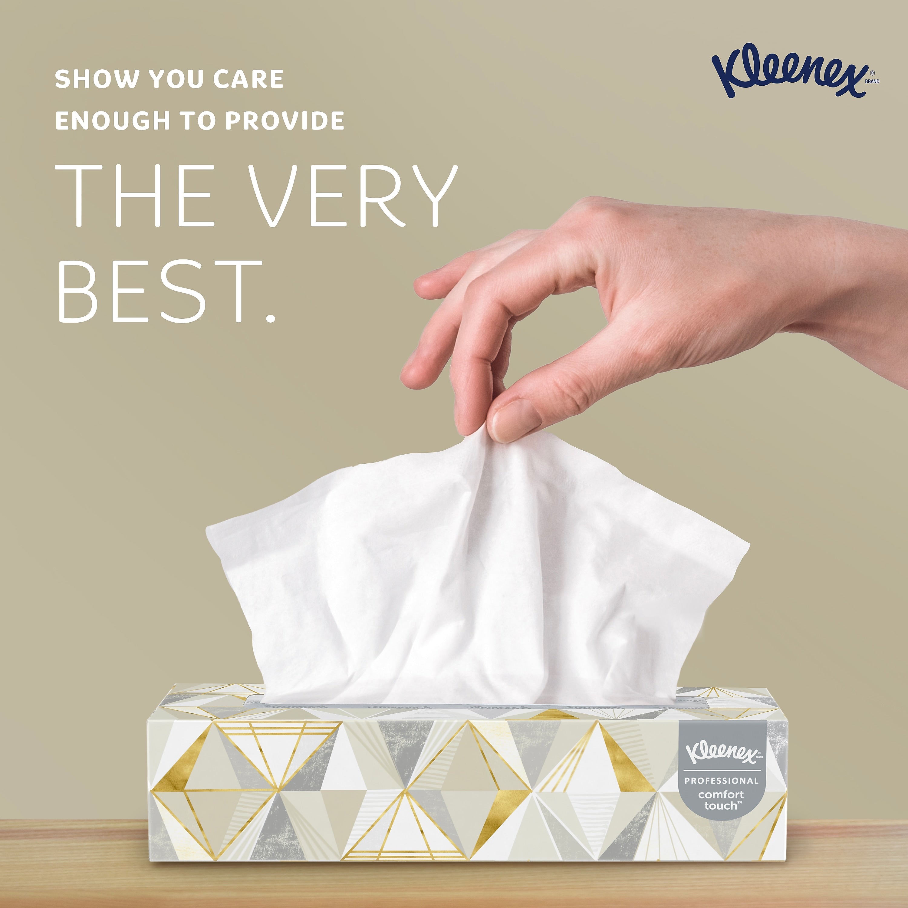 Kleenex Professional Standard Facial Tissue, 2-Ply, White, 125 Sheets/Box, 12 Boxes/Carton