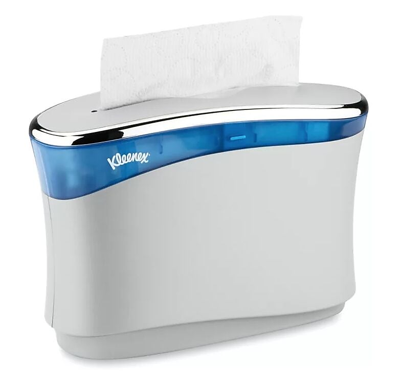 Kleenex® Reveal Countertop System Hand Towel Dispenser, Soft Grey