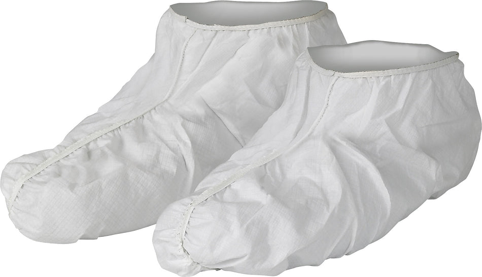 KleenGuard® A40 Elastic Top Shoe Cover, Liquid/Particles Protection, White, Universal, 300/Ct