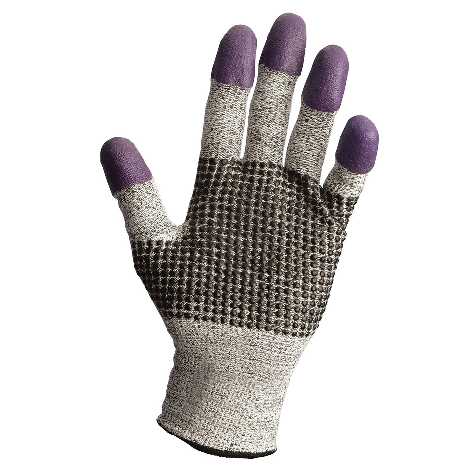 KleenGuard G60 Cut-Resistant Nitrile Cut Protection Gloves, Large, Purple