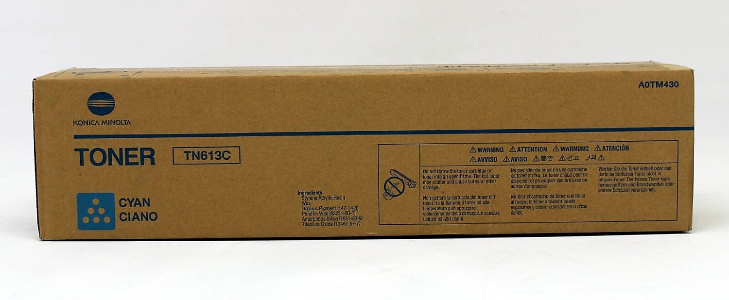 Konica Minolta TN-613 Cyan Standard Yield Toner Cartridge