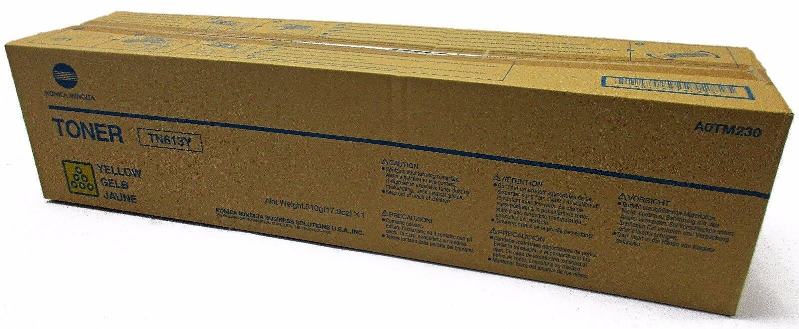 Konica Minolta TN-613 Yellow Standard Yield Toner Cartridge