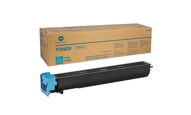 Konica Minolta TN-711 Cyan Standard Yield Toner Cartridge
