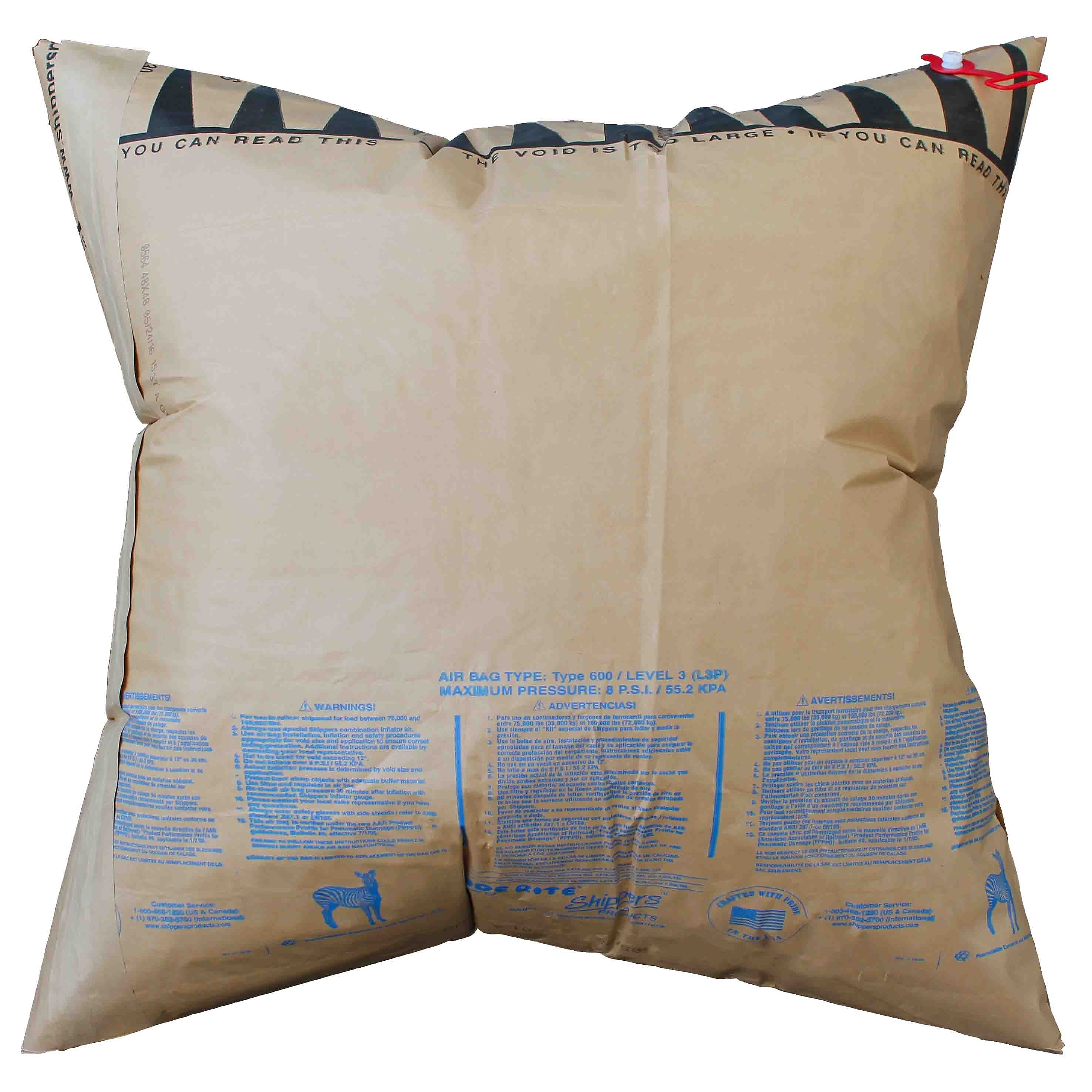 Kraft Dunnage Bags - 36 x 66