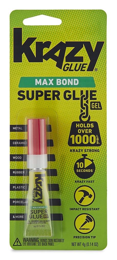 Krazy Glue Permanent Glue, 0.14 oz., Kraft