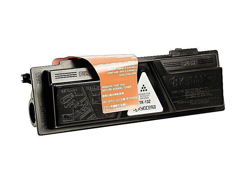 Kyocera TK-132 Black Standard Yield Toner Cartridge, Prints Up to 7,200 Pages