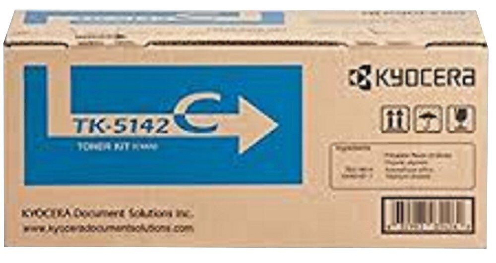Kyocera TK-5142C Cyan Standard Toner Cartridge