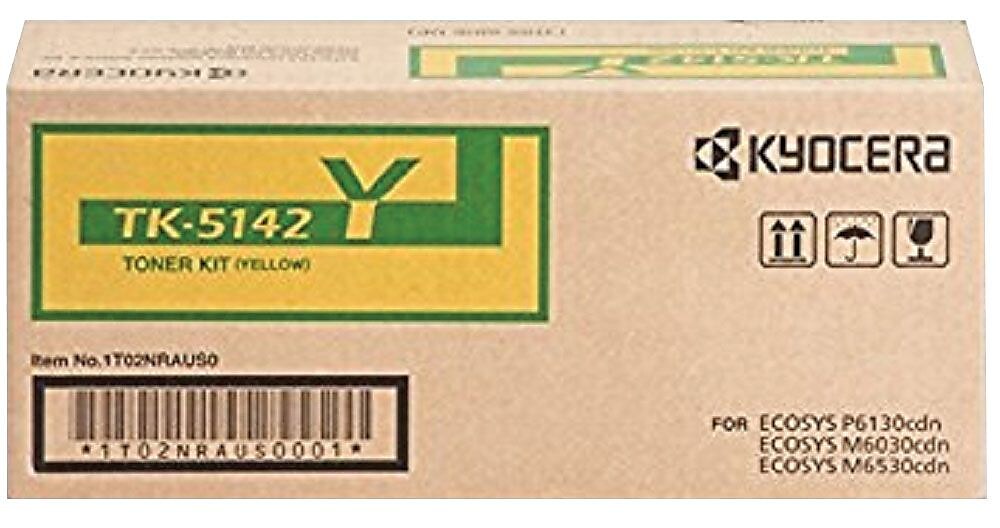 Kyocera TK-5142Y Yellow Standard Toner Cartridge