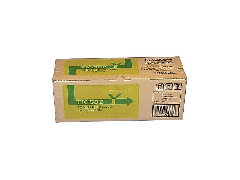 Kyocera TK-582 Yellow High Yield Toner Cartridge