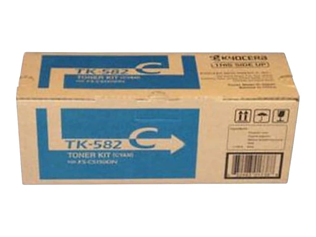 Kyocera TK-582C Cyan High Yield Toner Cartridge