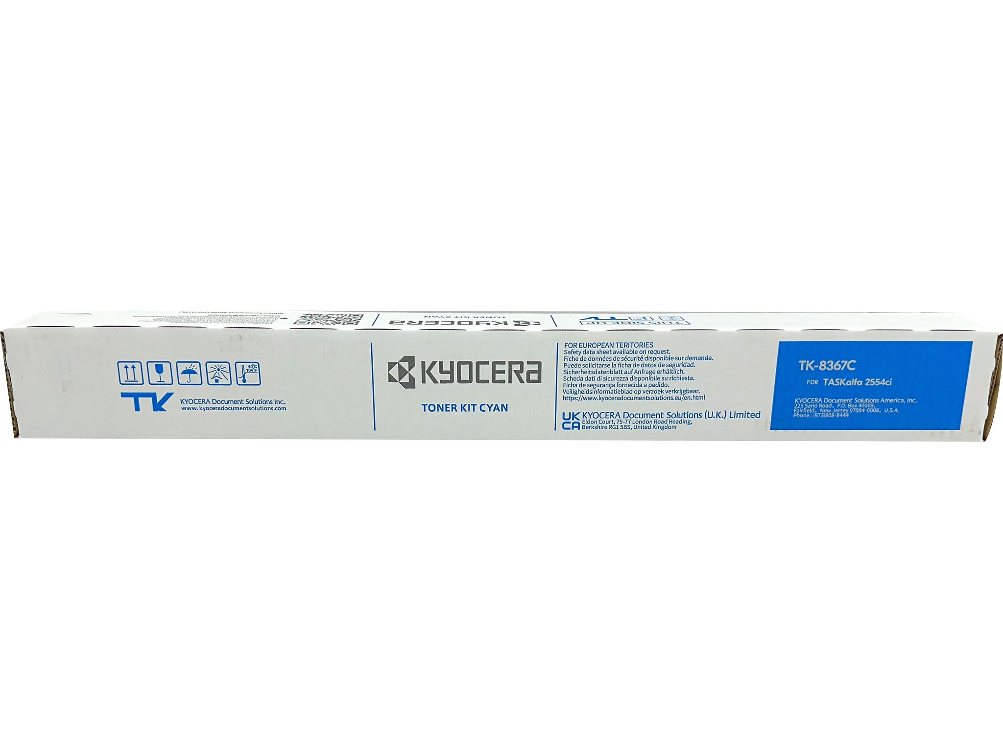 Kyocera TK-8367C Cyan Standard Yield Toner Cartridge