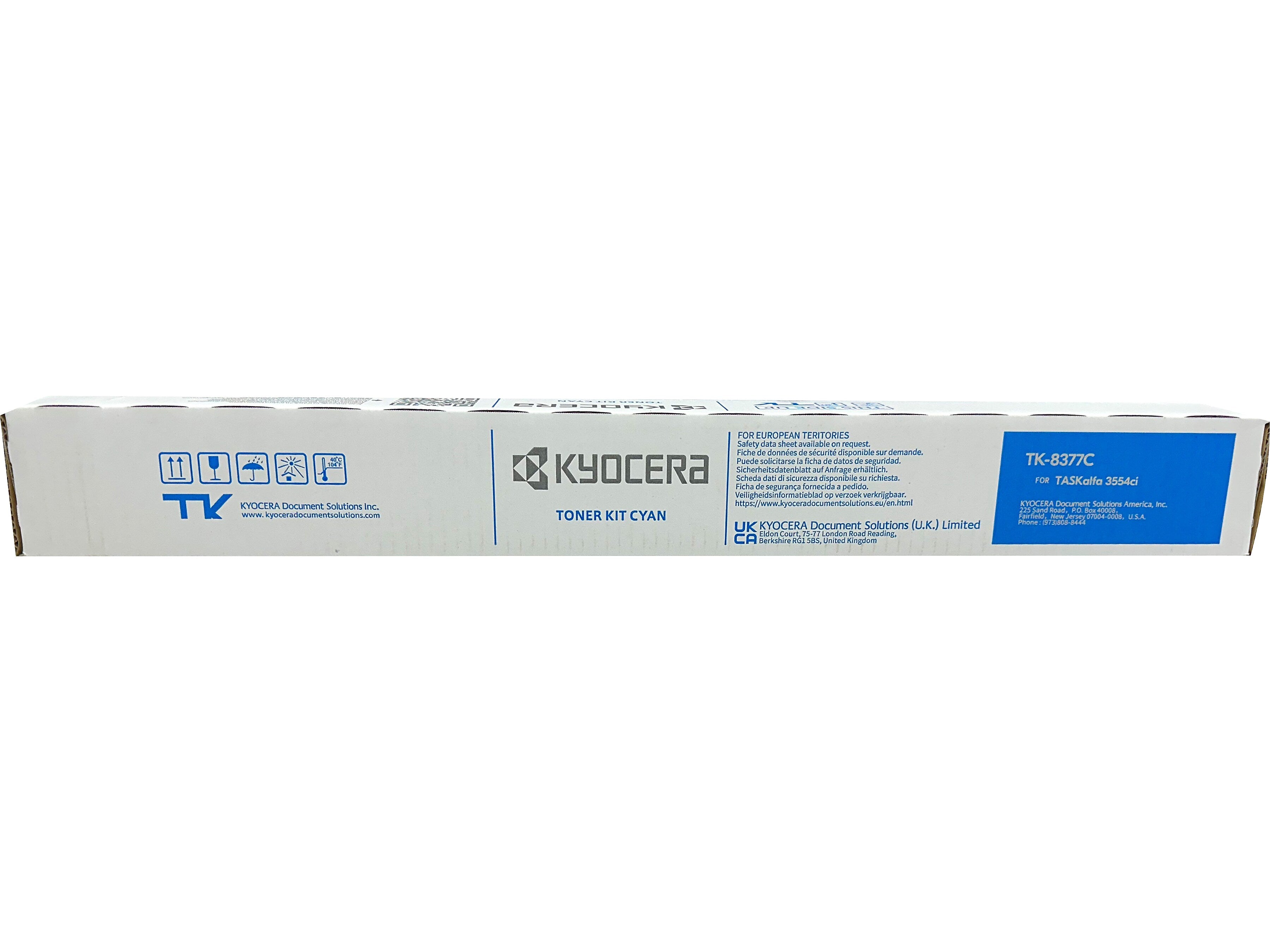 Kyocera TK-8377C Cyan Standard Yield Toner Cartridge