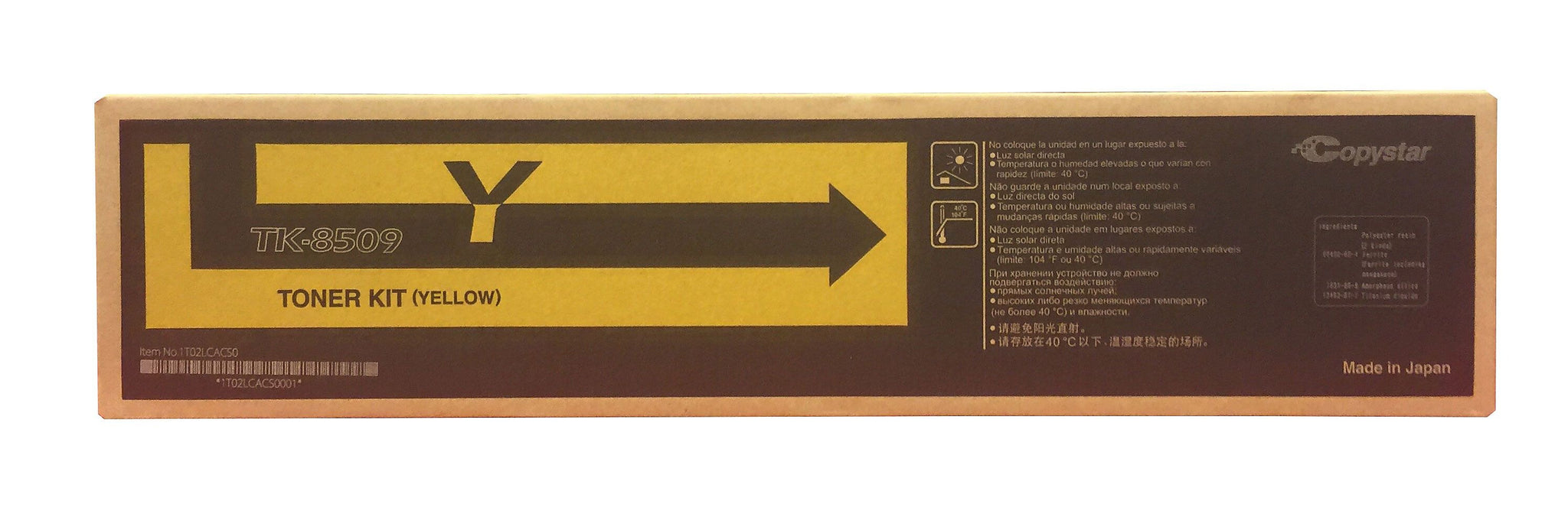Kyocera TK-8509Y Yellow Standard Yield Toner Cartridge