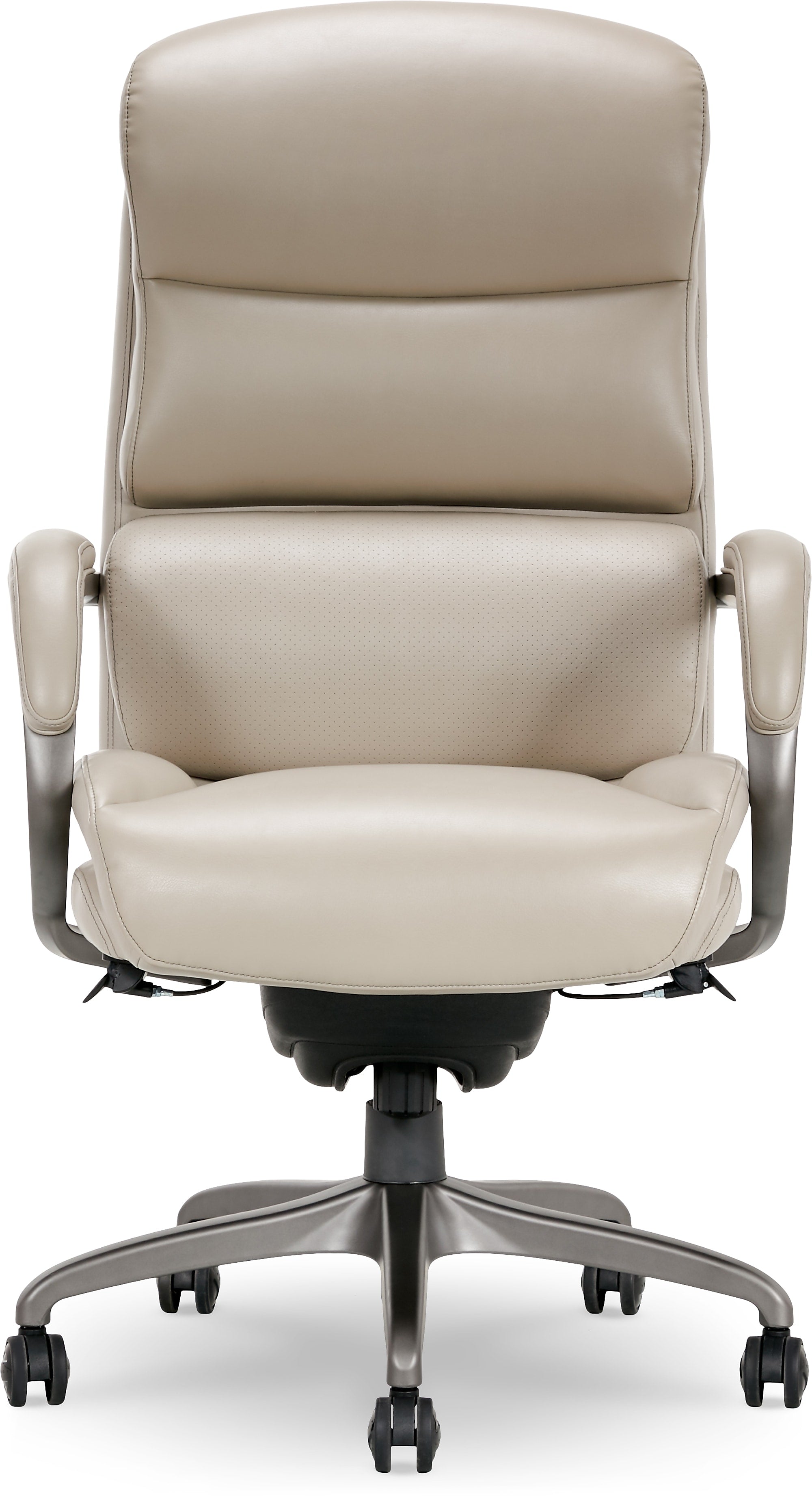 La-Z-Boy Aberdeen Bonded Leather Executive Chair, Beige