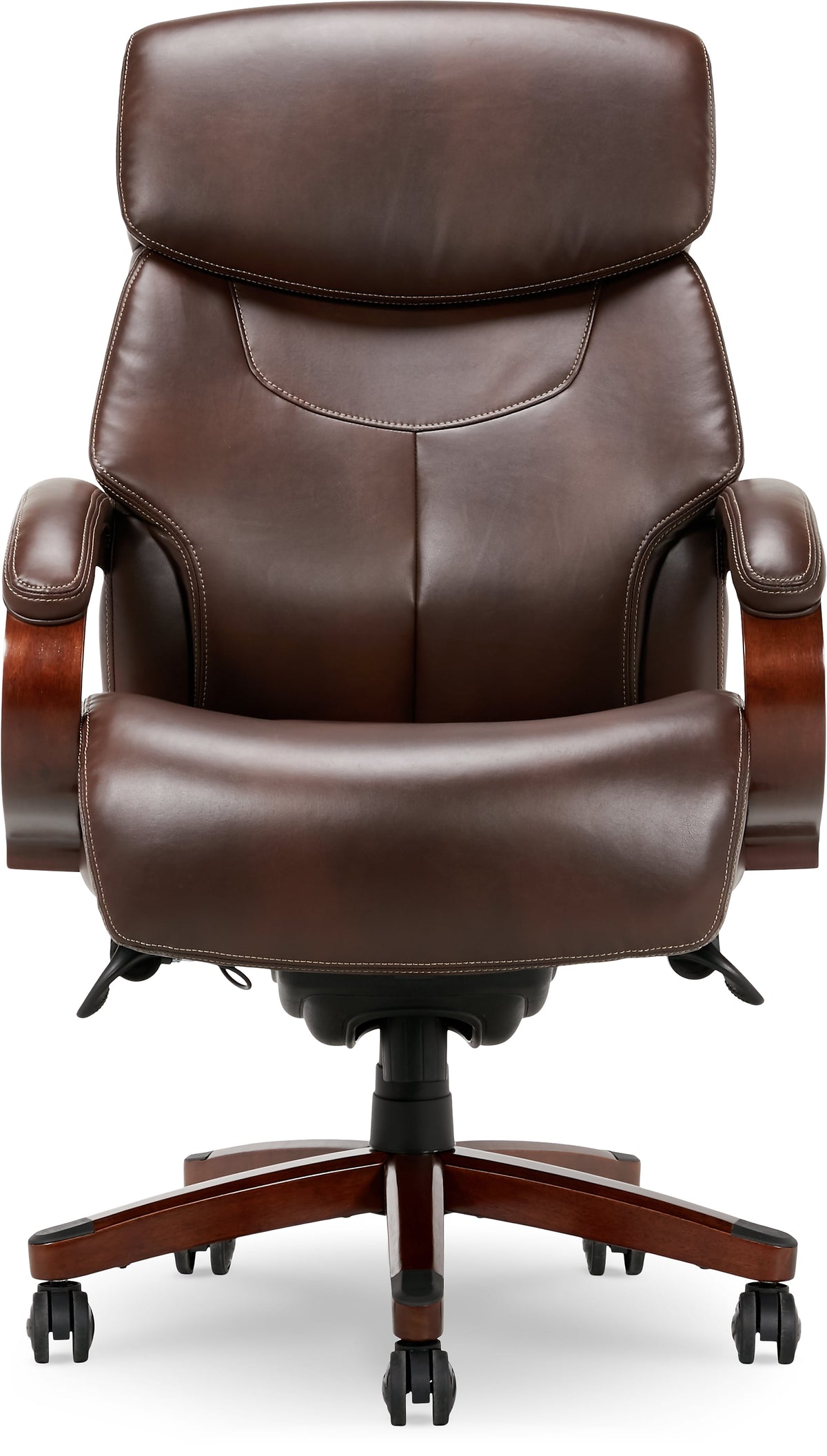 La-Z-Boy Bradley Bonded Leather Executive Chair, Roasted Chestnut