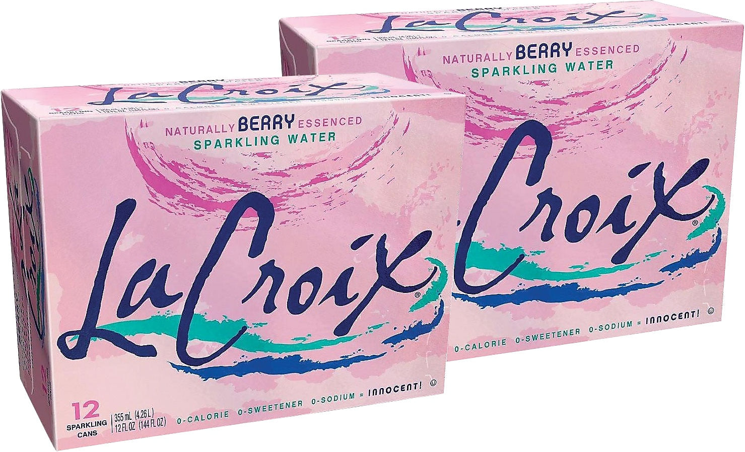 LaCroix Berry Sparkling Water, 12 oz., 24/Carton