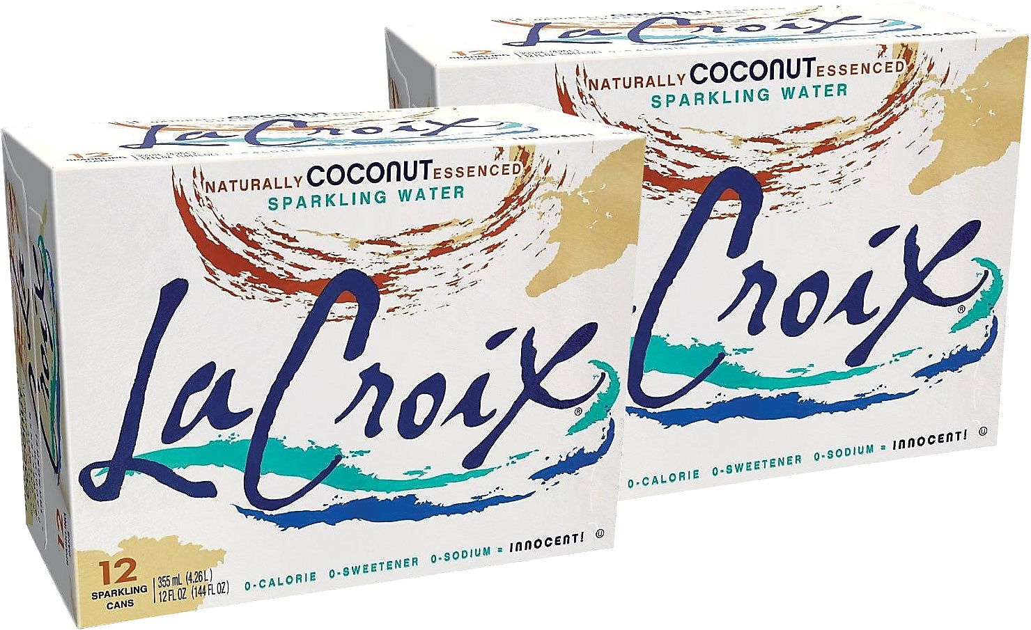LaCroix Coconut Flavored Sparkling Water, 12 oz., 24/Carton