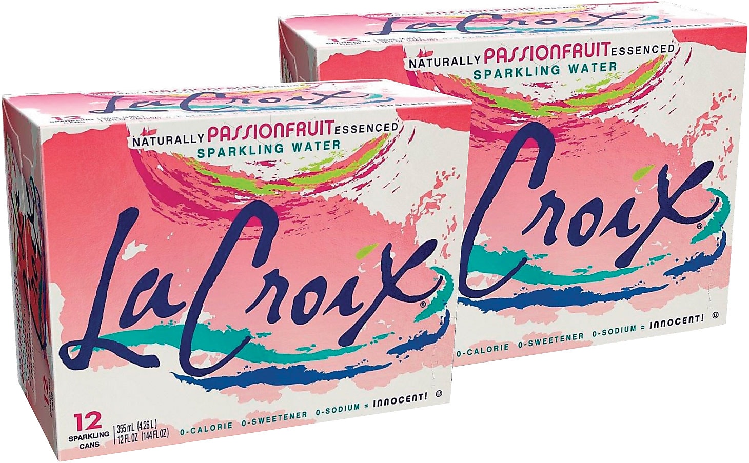 LaCroix Passion Fruit Sparkling Water, 12 oz., 24/Carton