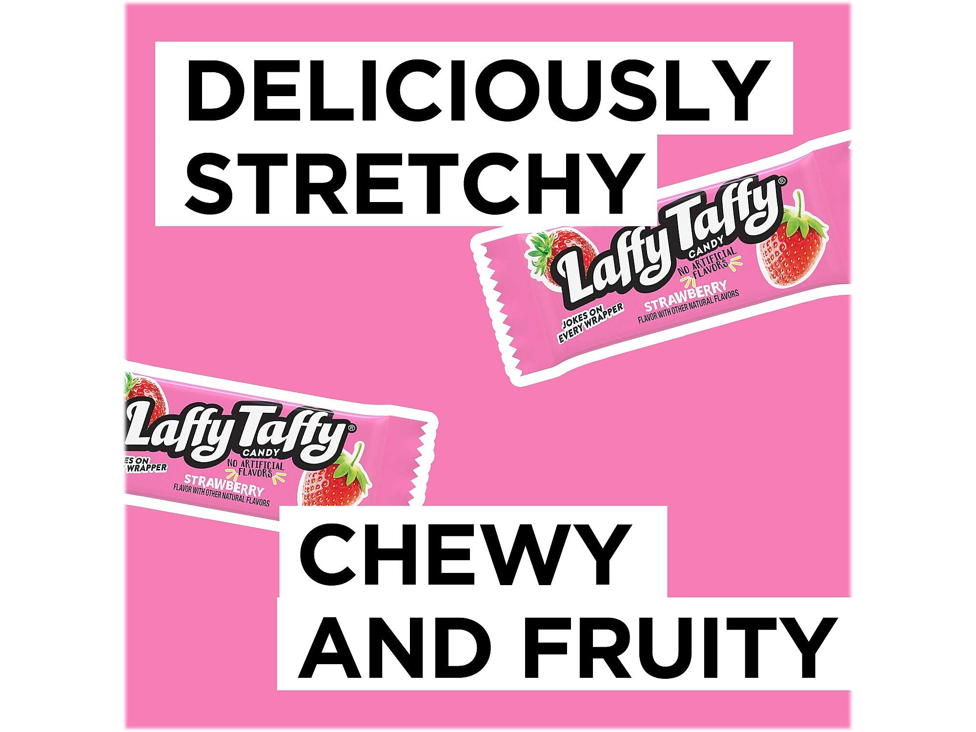 Laffy Taffy Assorted Chewy Candy, 0.34 oz, 145/Tub