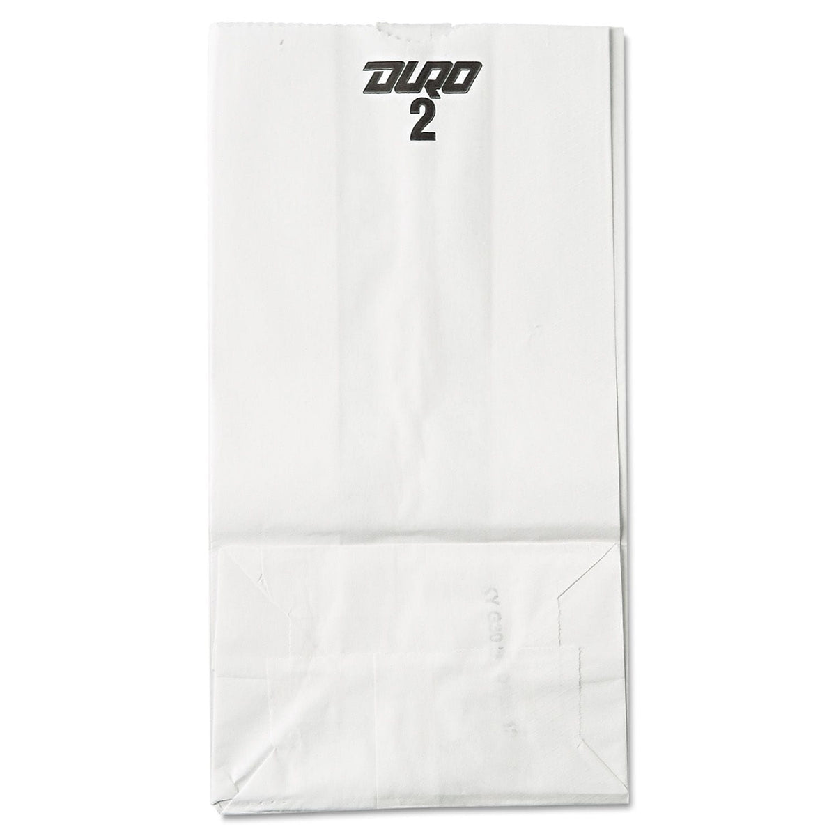 Lagasse Paper 2"H x 2.6"Dia. Solid Bleached Shopping Bags, White, 500/Pack