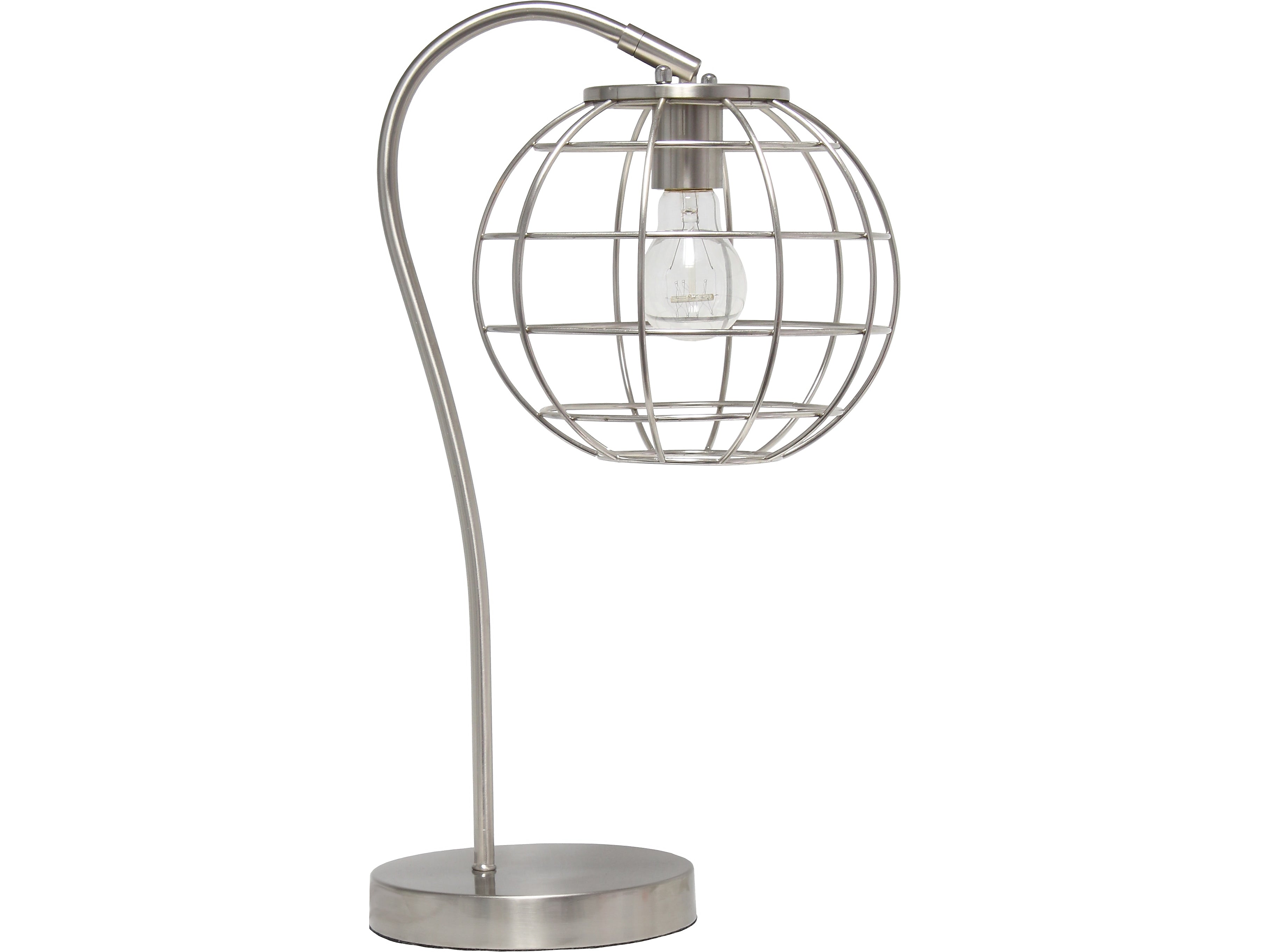 Lalia Home Studio Loft Table Lamp, Brushed Nickel