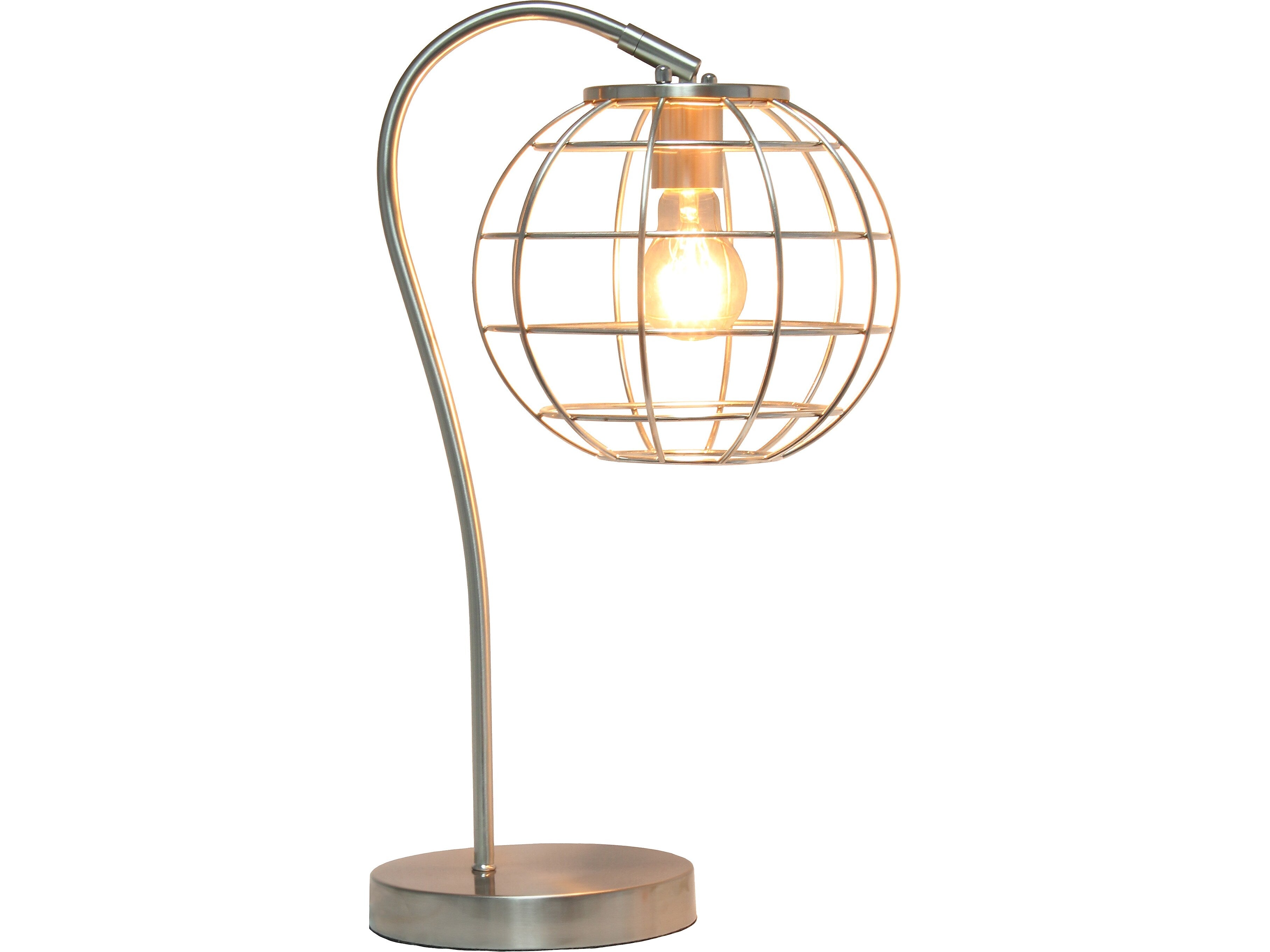Lalia Home Studio Loft Table Lamp, Brushed Nickel