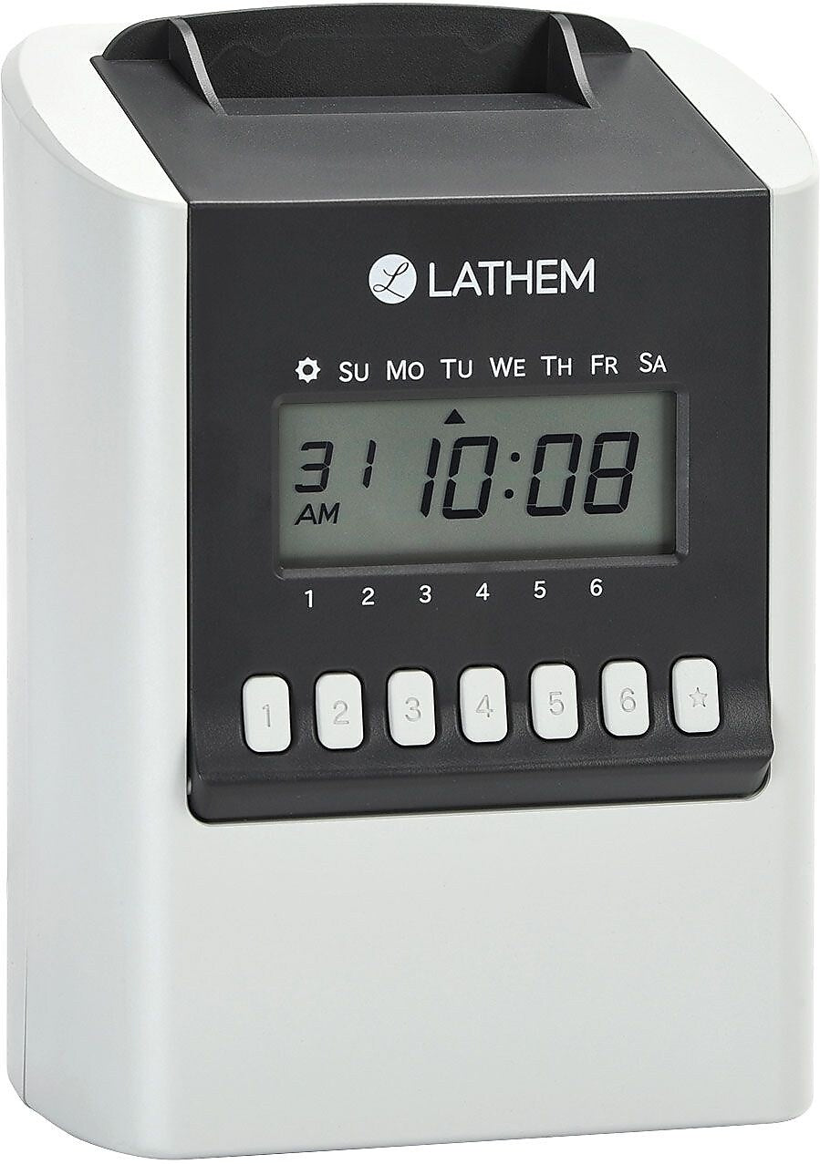 Lathem Automatic Calculating Time Clock