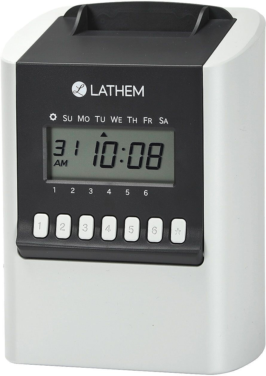 Lathem Automatic Calculating Time Clock