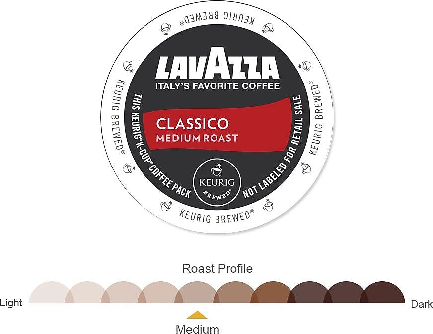 Lavazza Classico Coffee Keurig® K-Cup® Pods, Medium Roast, 22/Box