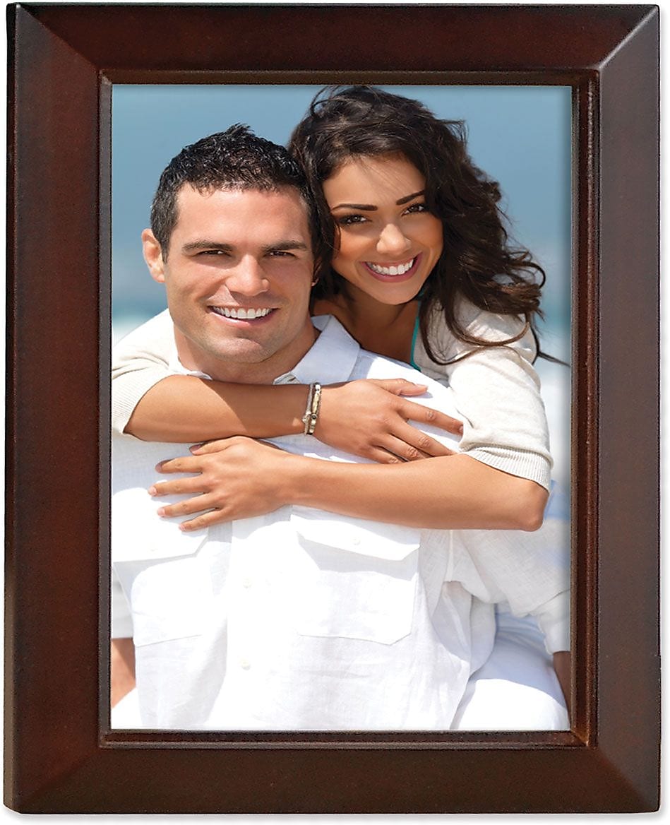 Lawrence Frames Estero Collection 8" x 10" Espresso Wood Picture Frame, Brown