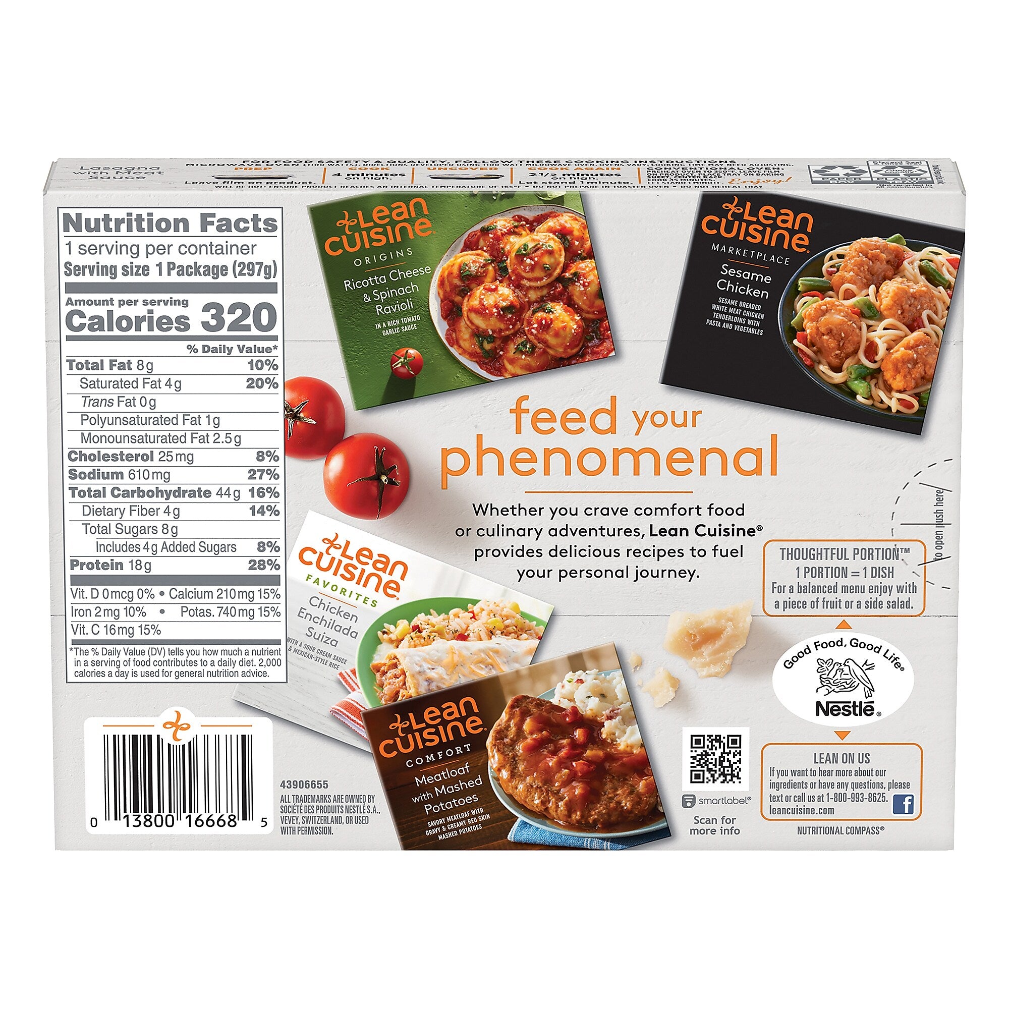 Lean Cuisine Favorites Meat Lasagna, 3/Pack