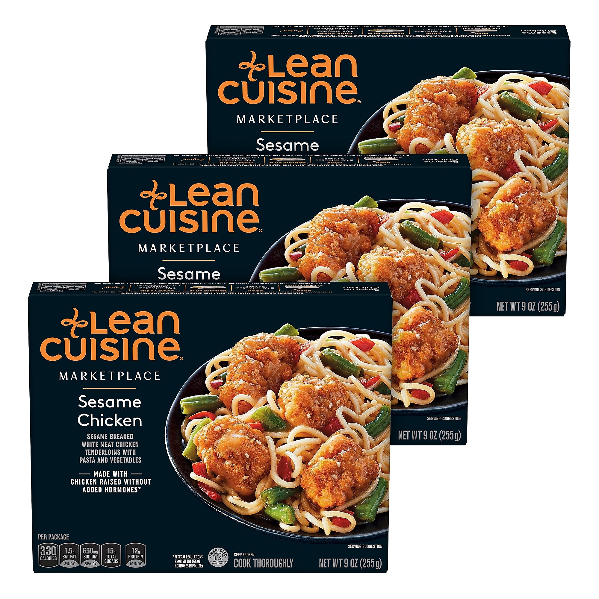 Lean Cuisine Sesame Chicken, 9 oz., 3/Pack