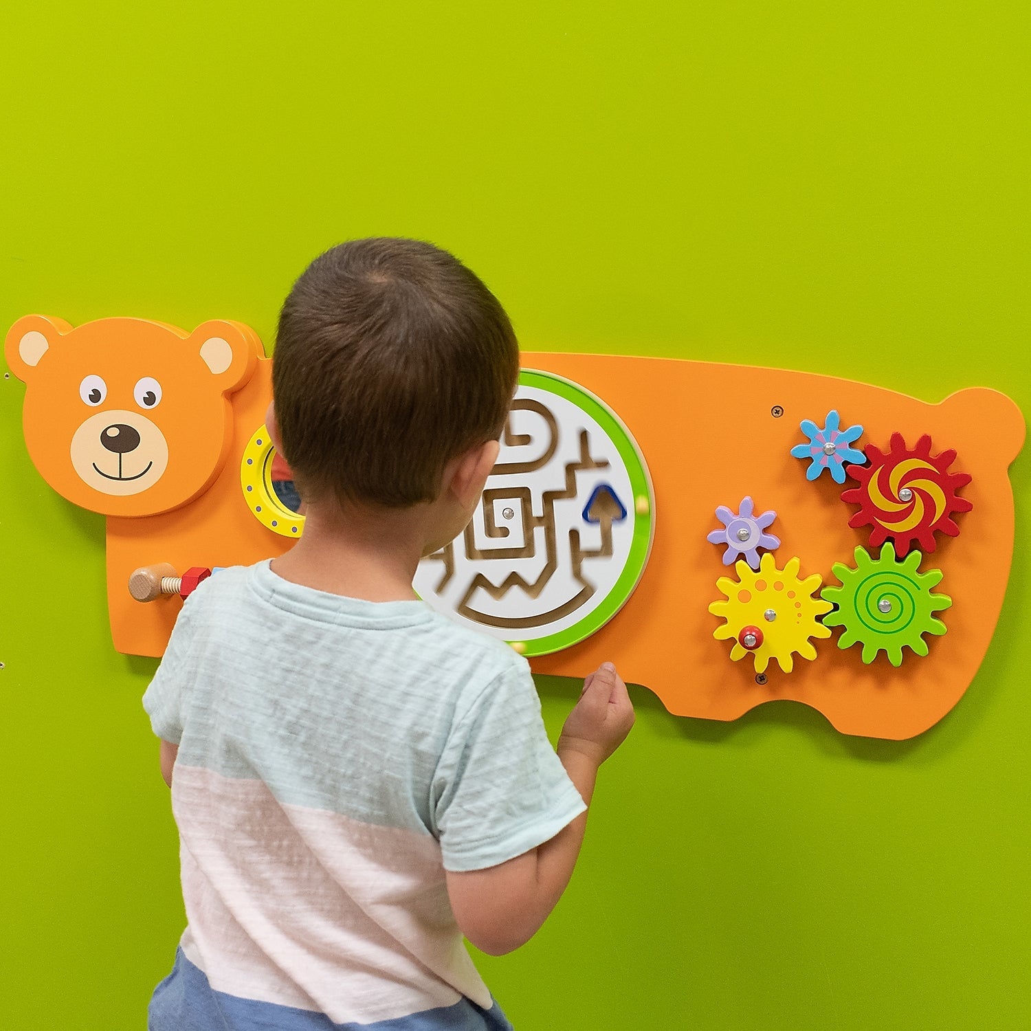 Learning Advantage Three Activity Wall Panel, Bear