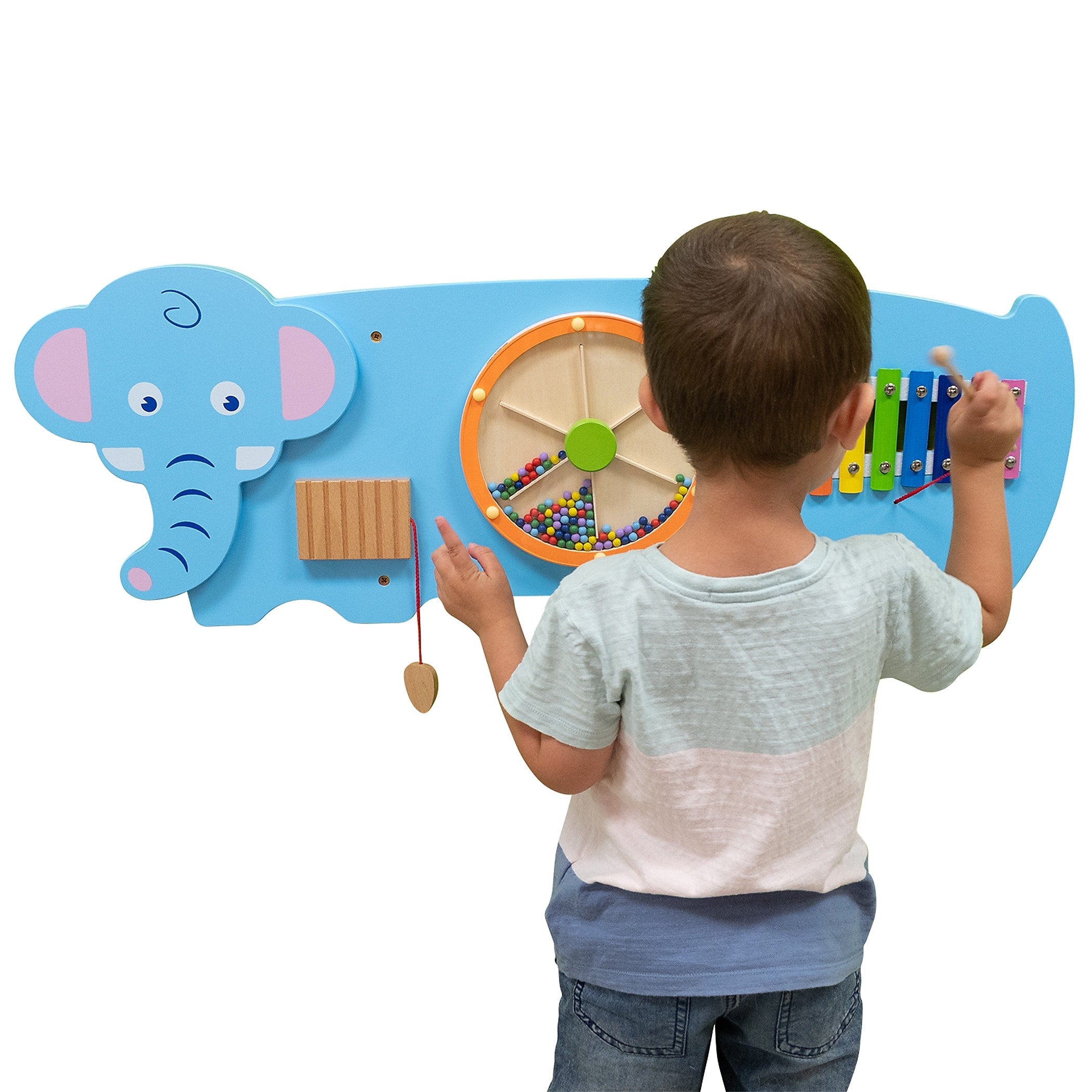 Learning Advantage Three Activity Wall Panel, Elephant