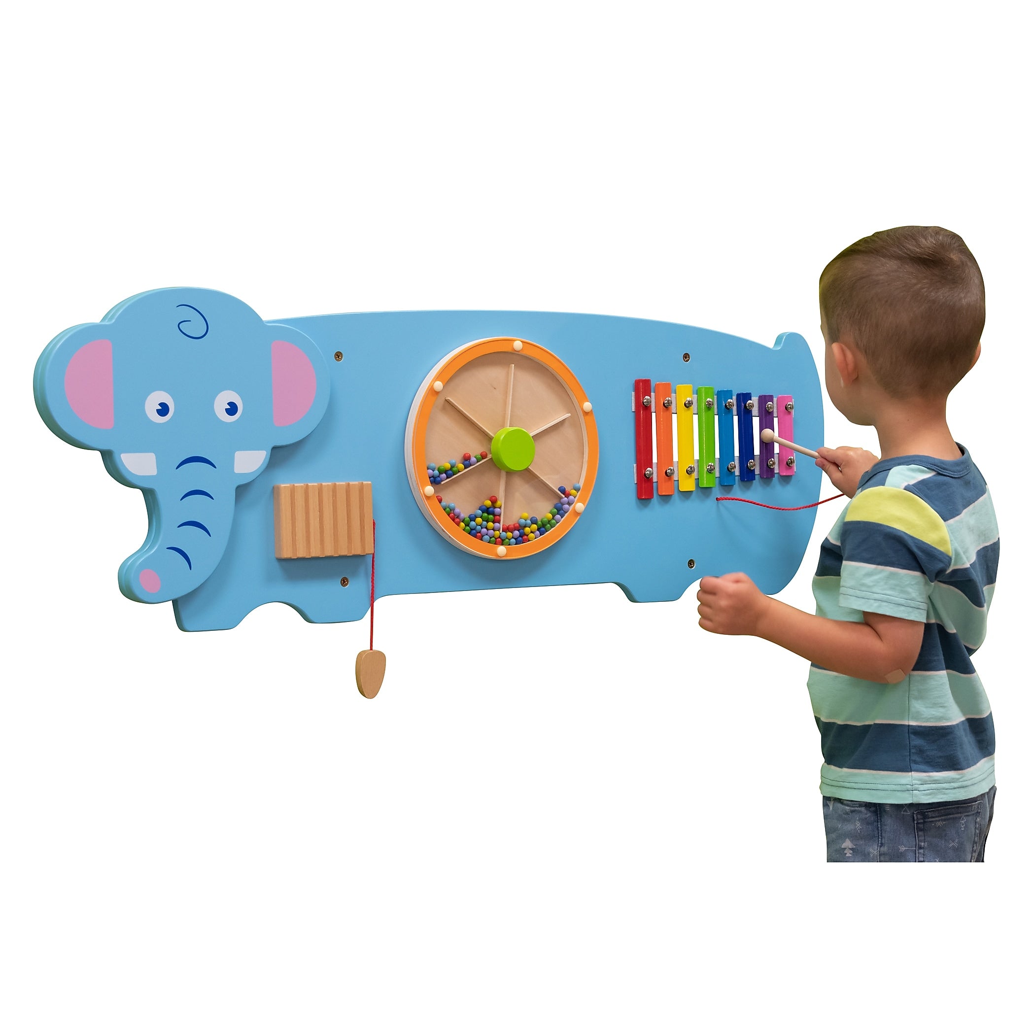 Learning Advantage Three Activity Wall Panel, Elephant