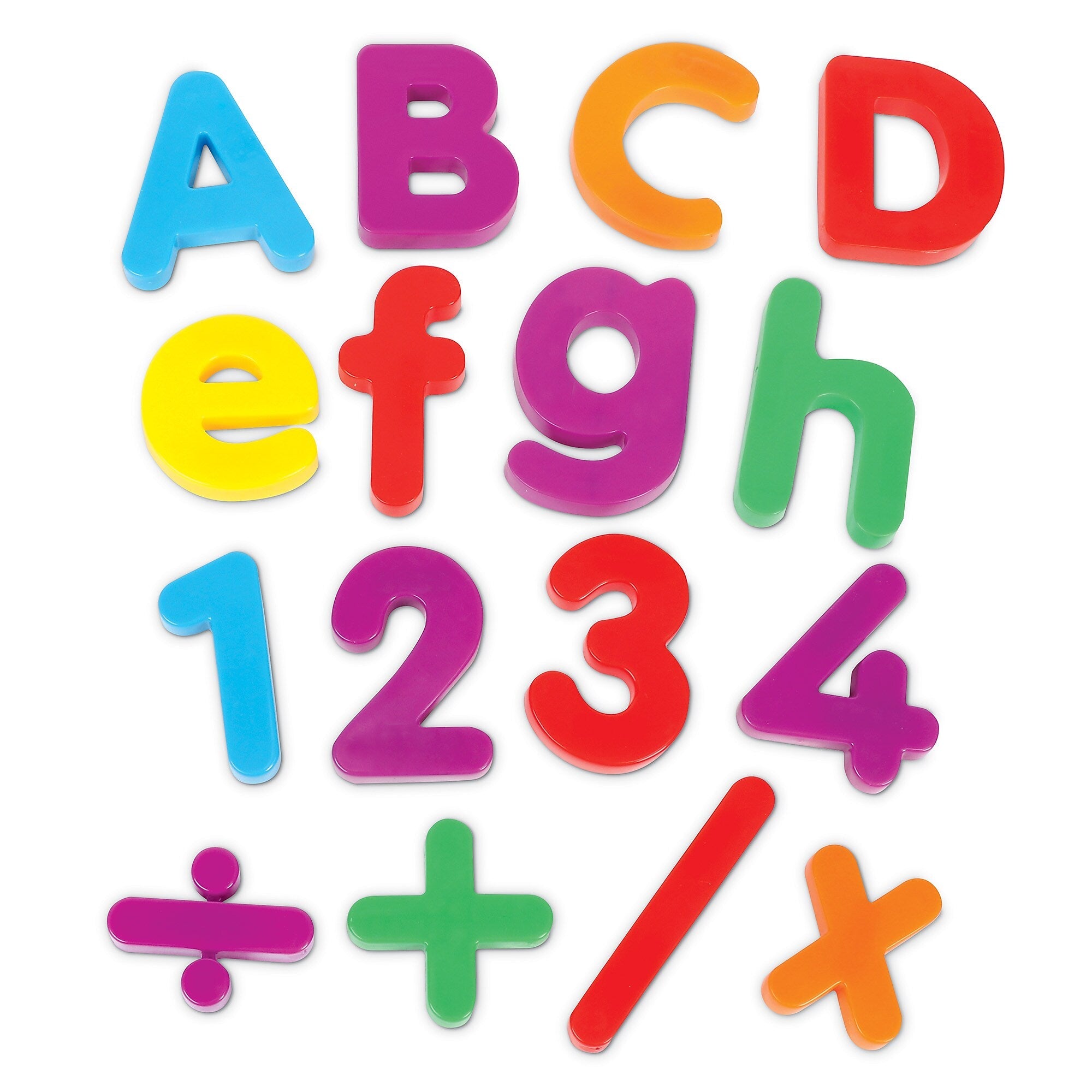 Learning Resources Jumbo Magnetic Letters & Numbers Bundle, 116 Pieces