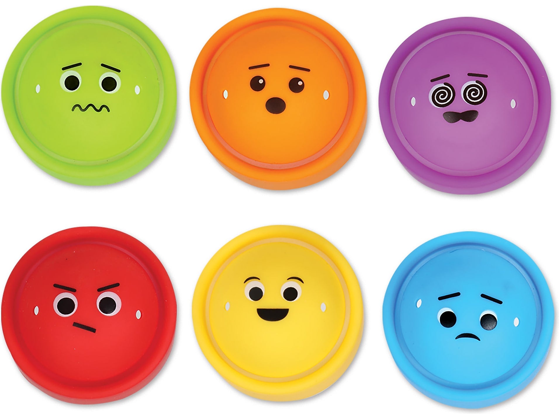 Learning Resources Rainbow Emotion Fidget Poppers Classroom Set