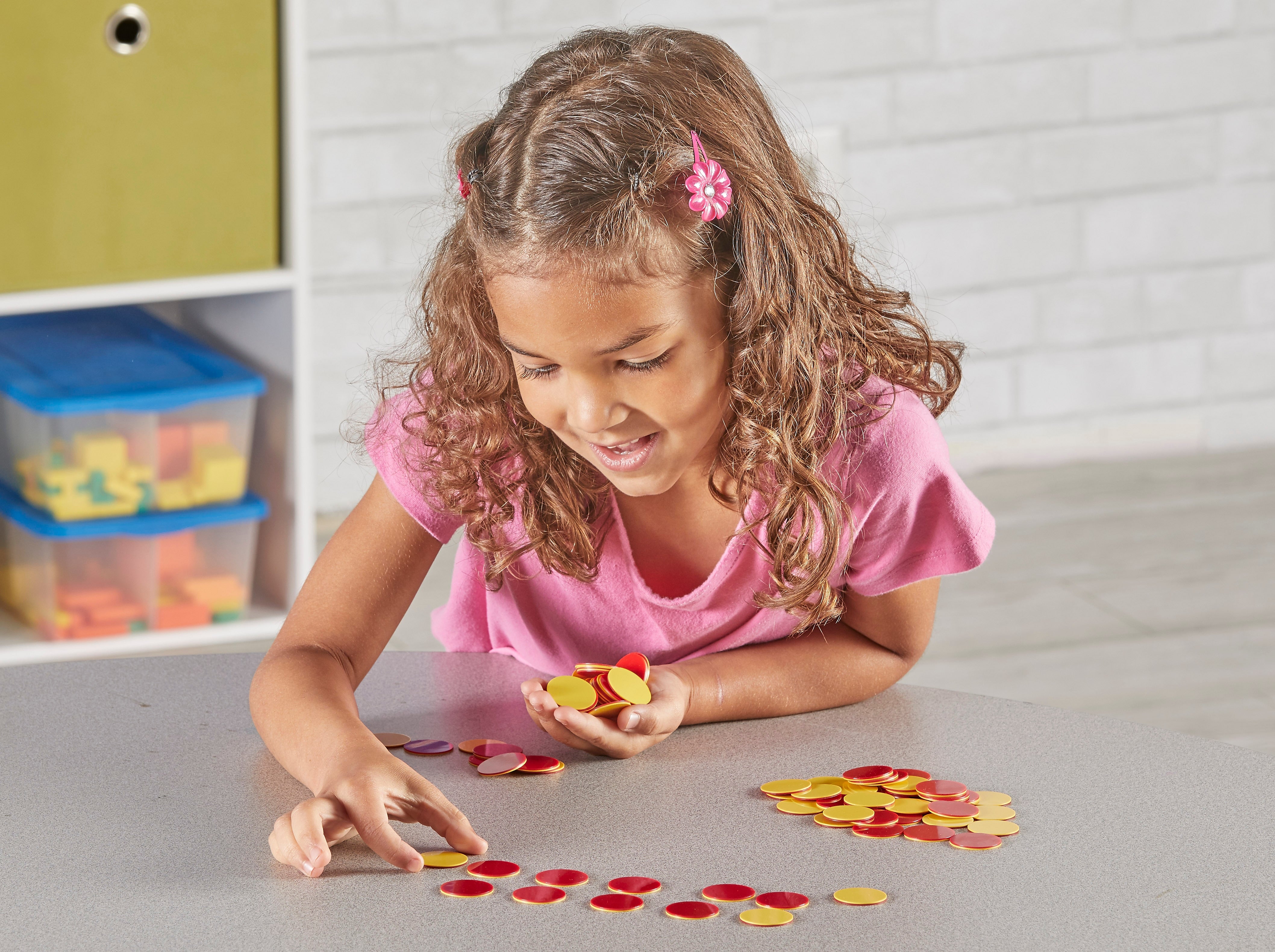 Learning Resources Red & Yellow Counters, 200/Set
