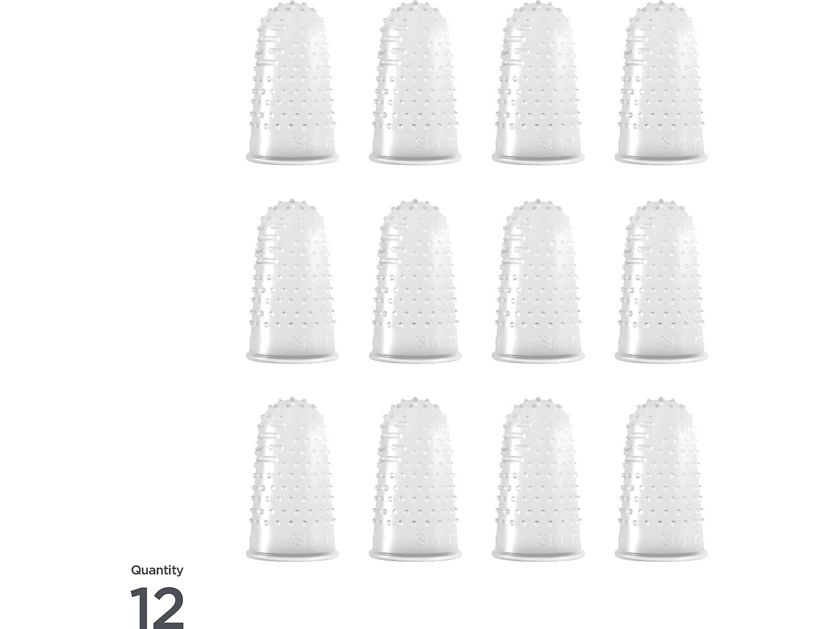 Lee Large Fingertip, Clear, 12/Pack