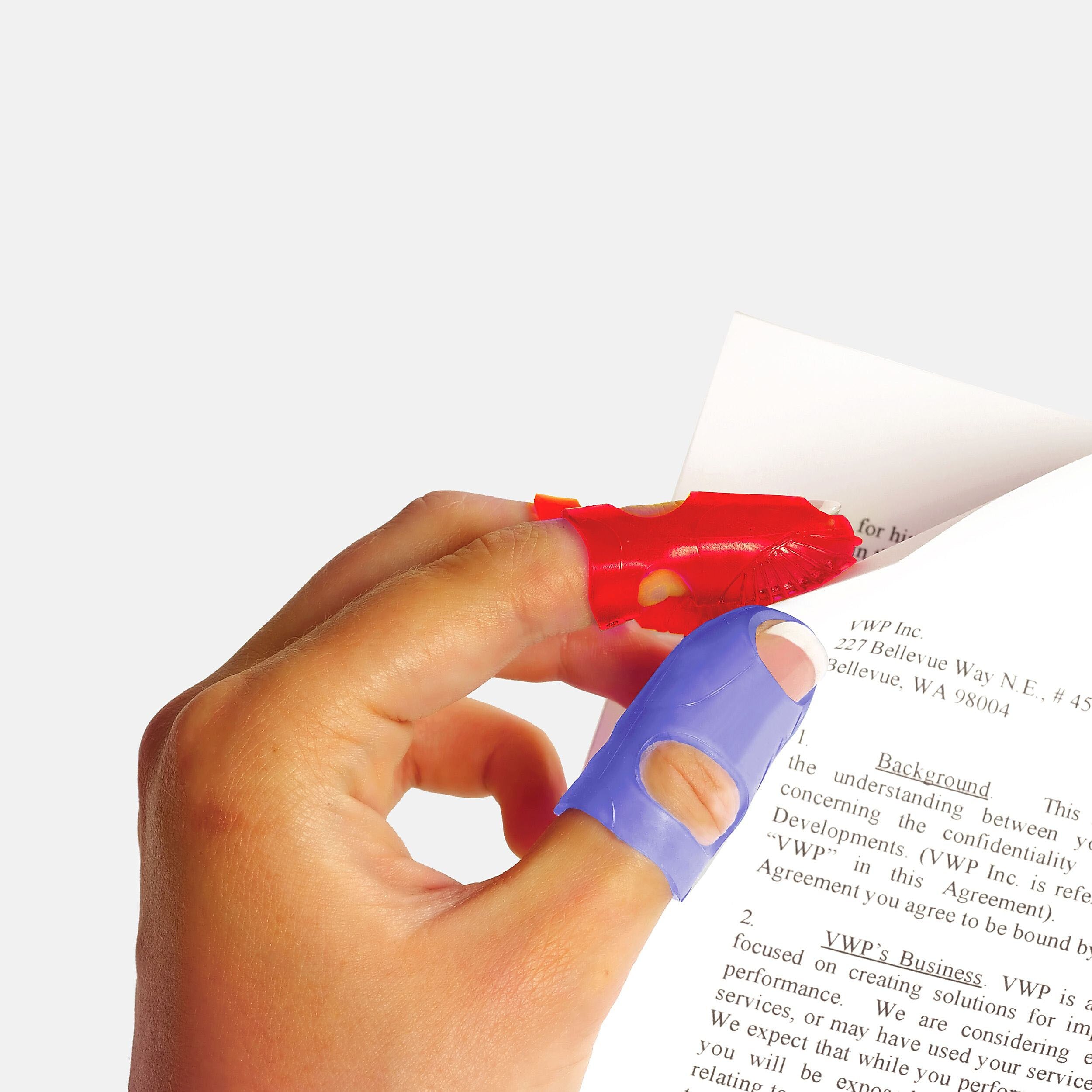 Lee Medium Finger Pad, Assorted Colors, 10/Pack
